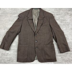 Austin Reed Blazer Mens 43R Brown Wool Sport Coat Jacket Dillards USA‎